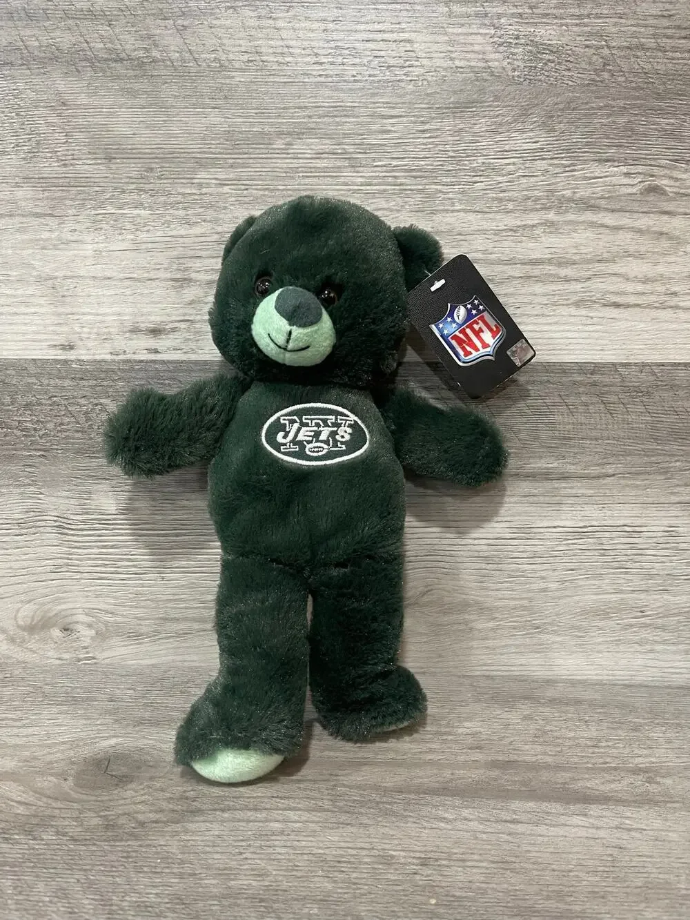 2013 New York Jets Teddy Bear Plush 10” Good Stuff NFL Green w/ Hang Tag